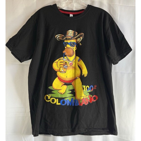 Homer 100% Colombiano T Shirt Sz XL - Picture 1 of 7